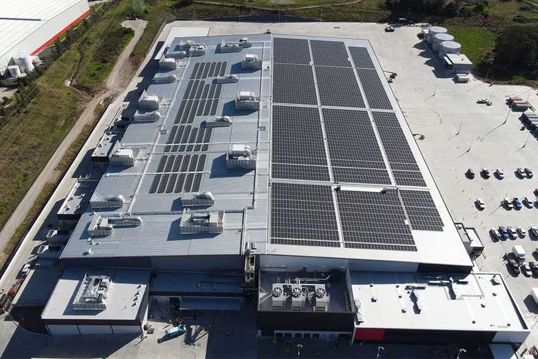 Axis Metal Roofing project - Ocado Warehouse